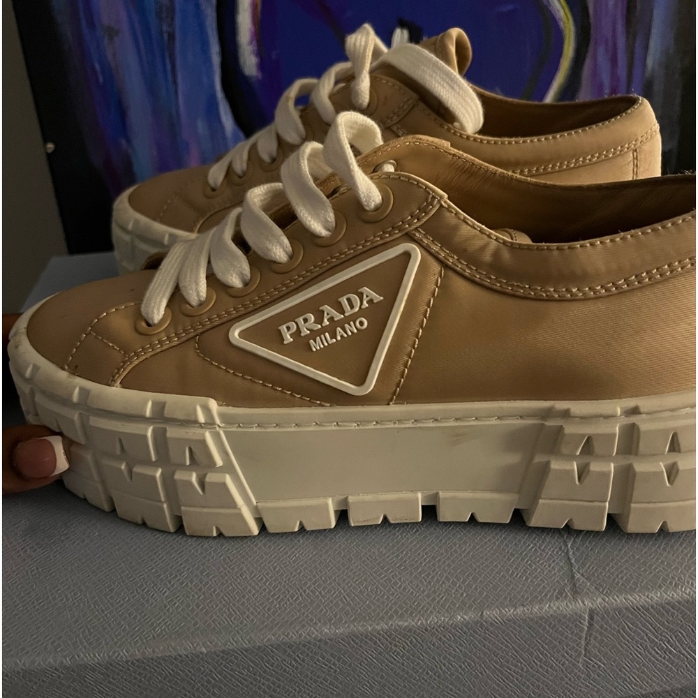PRADA platform gym shoe